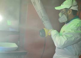 vaporización en desinfección de ambientes